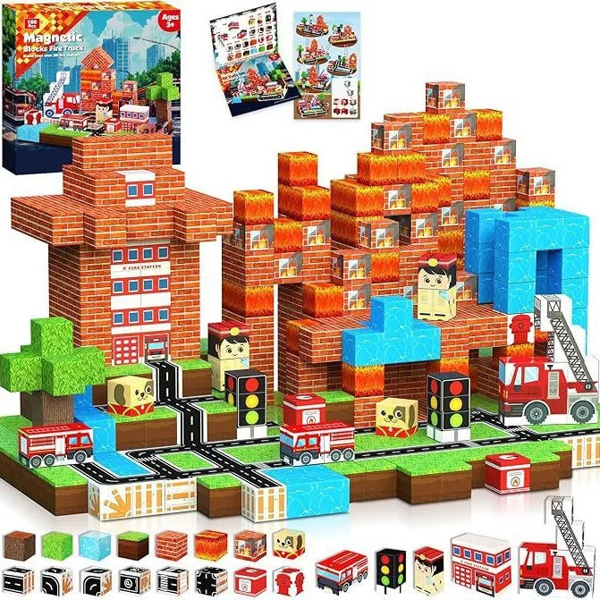 Magnetic Building Blocks Set