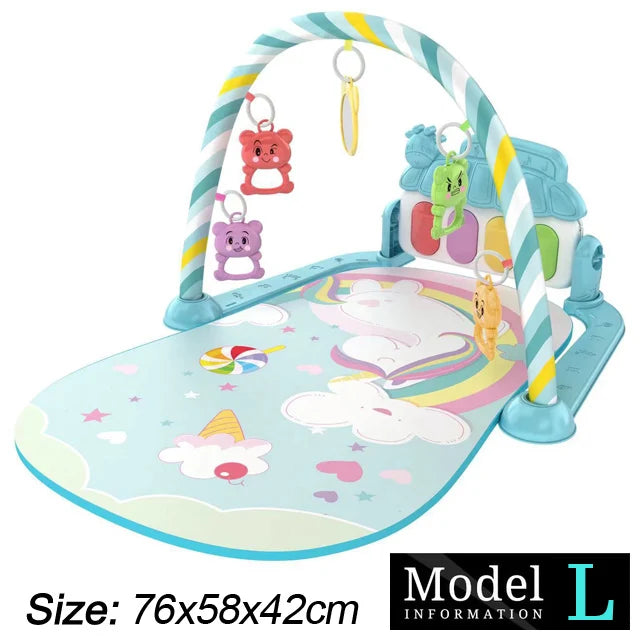 Baby Fitness Activity Gym Play Mat – Musical Piano Toy