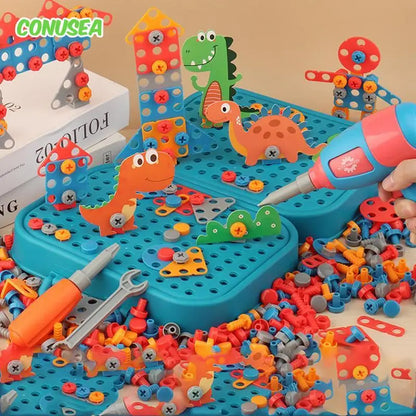 Children Tool Set Toy with Electric Drill