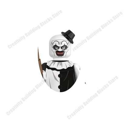 Mini 3D Halloween Figures Building Block Toy Set