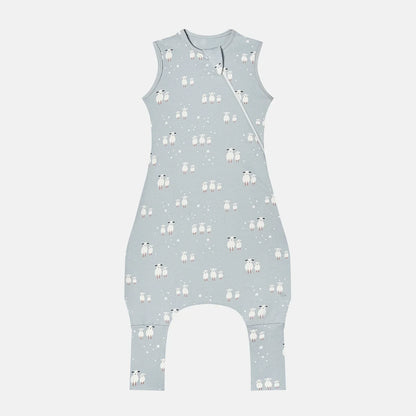 INSULAR Baby Soft Sleep Sack With Feet Infant Sleeveless Sleeping Bags Children's Homewear Premium Cotton 2-Way Zipper4 Seasons