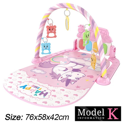 Baby Fitness Activity Gym Play Mat – Musical Piano Toy