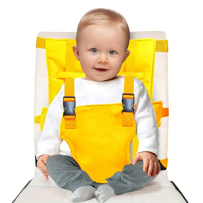 Portable Baby High Chair Safety Seat Harness for Toddler, Baby Travel Essential Easy High Booster Seat Cover for Infant Eating