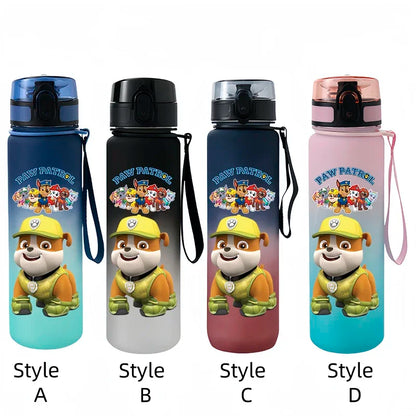 PAW Patrol Chase Marshall Anime Figure Outdoor Portable Children's Plastic Large Drink Bottles Student Sport Water Cup Gifts