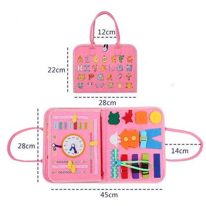 Montessori Busy Board Quiet Book for Kids