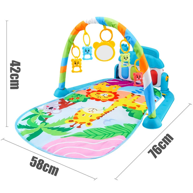 Baby Fitness Activity Gym Play Mat – Musical Piano Toy