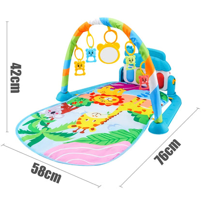 Baby Fitness Activity Gym Play Mat – Musical Piano Toy