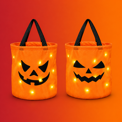 LED Light-Up Halloween Trick or Treat Bucket