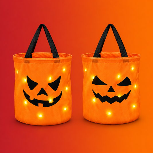 LED Light-Up Halloween Trick or Treat Bucket