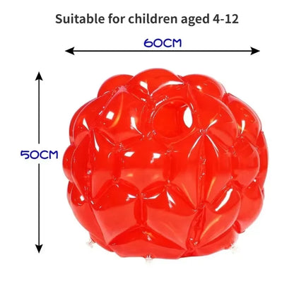 60cm Bubble Ball Human Inflatable Collision Game PVC Durable Buffer Ball Outdoor Activity Toy for Family Party Kids Game Toys