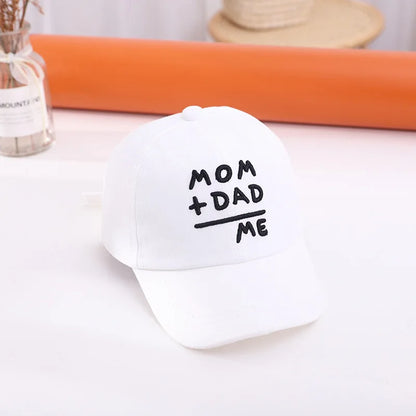 Letter Embroidery Baby Baseball Cap Solid Color Adjustable Toddler Boys Girls Snapback Hat Casual Kids Cotton Duck Tongue Caps
