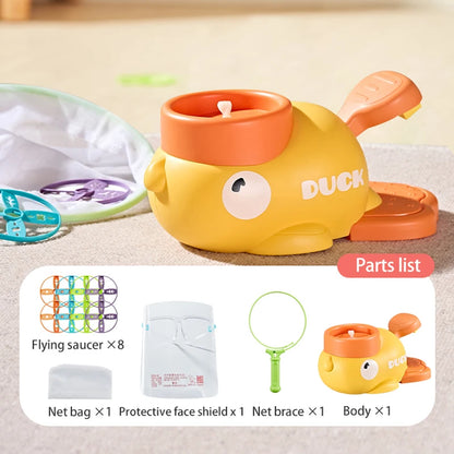 Flying Disc Air Rocket Launcher Saucer Toy