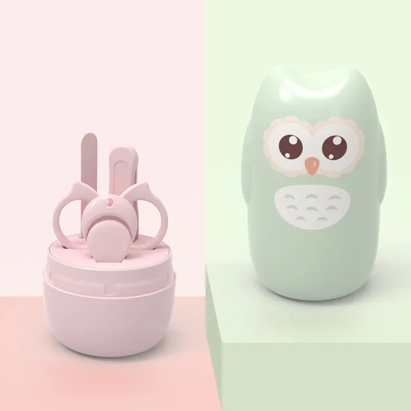 Newborn Baby Nail Scissors Baby Nail Care Tools Kids Safety Portable Nail Scissors Trimmer Tweezers with Box Kids  Nail Art  Set