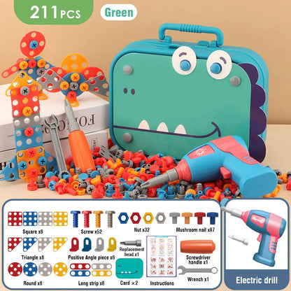 Children Tool Set Toy with Electric Drill