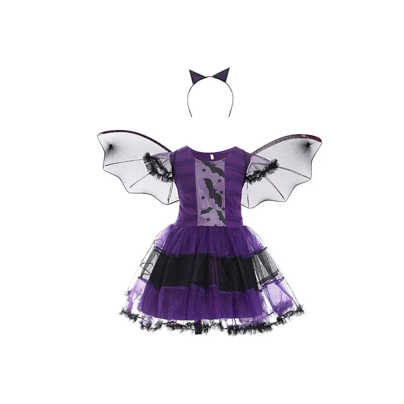 Halloween Witch Costume Dress for Girls