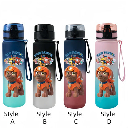 PAW Patrol Chase Marshall Anime Figure Outdoor Portable Children's Plastic Large Drink Bottles Student Sport Water Cup Gifts
