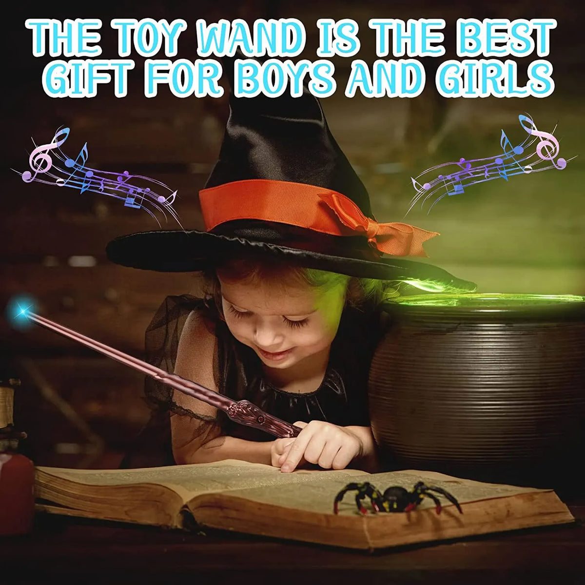 Light-Up Wizard Wands with Sound - 10 Piece Set