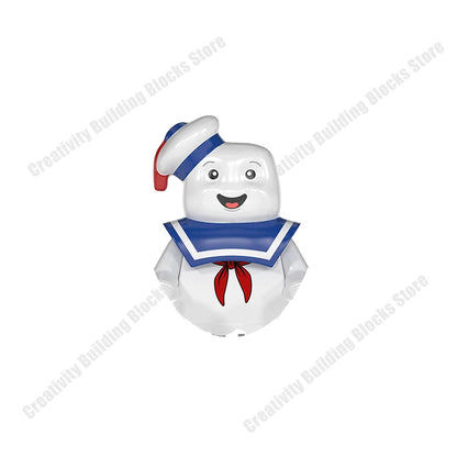 Mini 3D Halloween Figures Building Block Toy Set
