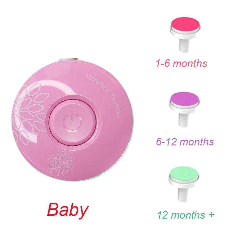 Electric Baby Nail Clipper Cutter For Newborn Baby Nail Trimmer Kid Nail Polisher Tool Infant Manicure Scissors Baby Hygiene Kit