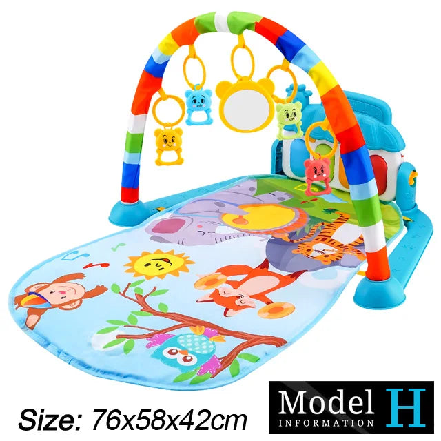 Baby Fitness Activity Gym Play Mat – Musical Piano Toy