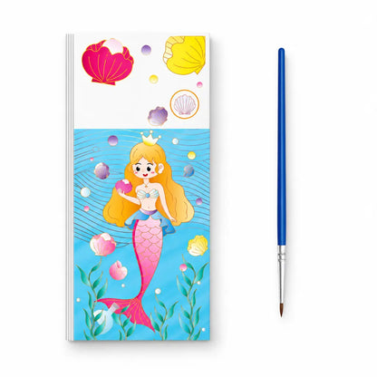 Revised watercolor painting book image